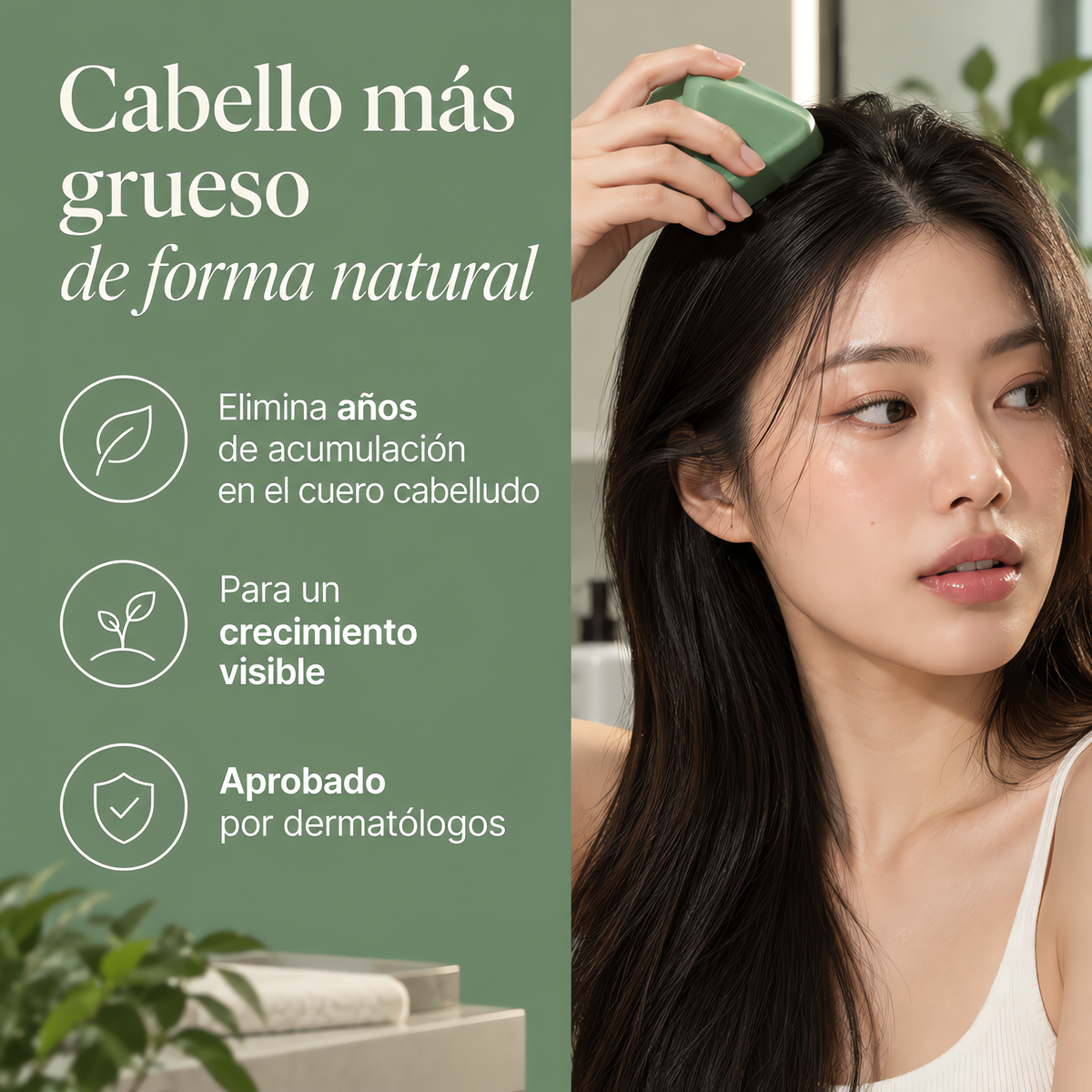 Champú Sólido Coreano de Ciprés y Usman